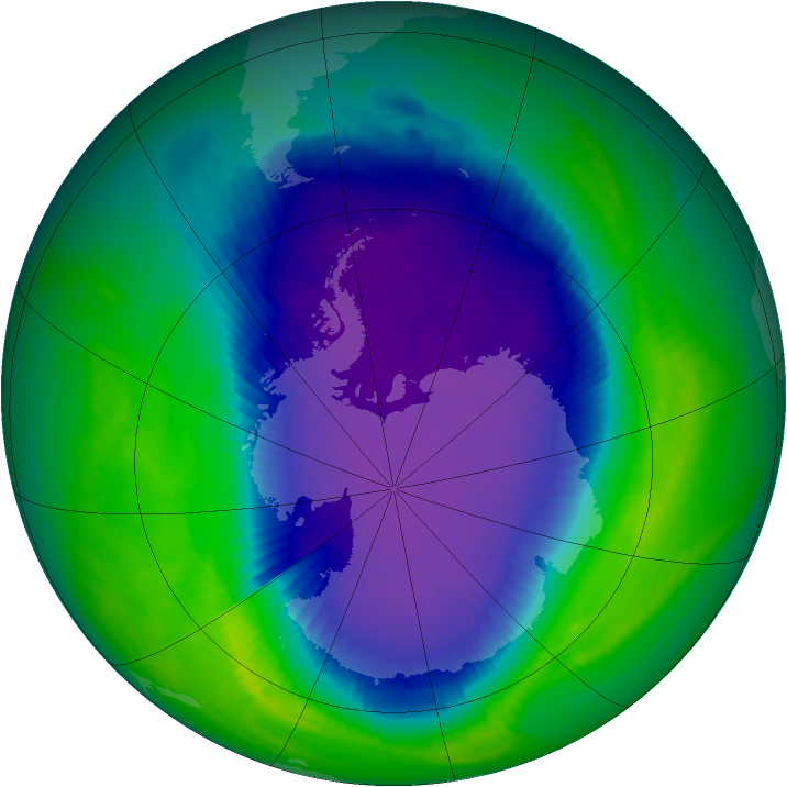 Ozone Map 1998-10-22